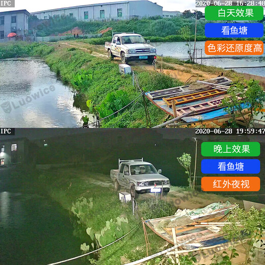 镭威视枪机无线摄像头监控器360度无死角带夜视全景语音户外室外防水高清无线网络手机远程家用可对话