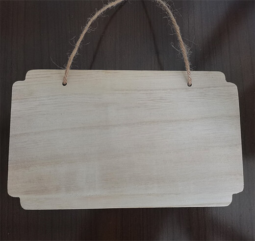 Creative solid wood sign small wooden sign handwritten hang tag blank wooden board tree sign hanging diy handmade door sign pendant custom G-3 size 20*10cm