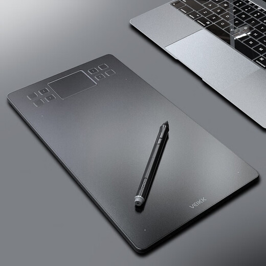 绘客 (VEIKK)T50 数位板 手绘板智能手绘板触控按键双操作 10英寸手机绘图板 厂商直发 星耀黑