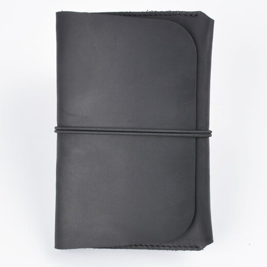 VANLEMN Denmark Study Abroad Head Cowhide Passport Pack Multi-function High-end Storage Certificate Pack Passport Clip Card Pack Black [First Cowhide Crazy Horse Leather]
