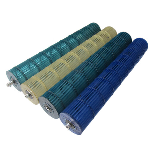 Suitable for Midea air conditioner internal unit fan wheel flow fan blade accessories plastic roller suitable for Gree 107*695mm (internal screw)