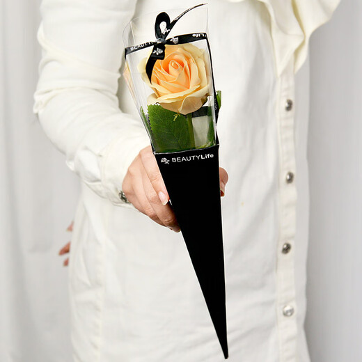 Yiran single red rose bouquet gift box birthday gift for girls eternal bouquet soap flower same city delivery to girlfriend and wife