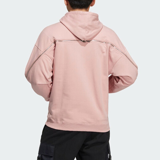 阿迪达斯 （adidas）三叶草卫衣男士春秋款连帽防风舒适休闲健身训练运动服套头 HH9435 M