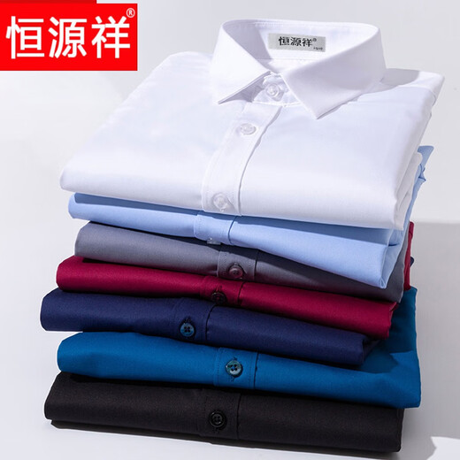 Hengyuanxiang Herren-Kurzärmel-Hemd 2025 Sommer Casual Twill Stripe Plaid Cotton No Bügel mit mittlerem Alter professionelles Kleidungshemd DX6623* feines breites Muster Blau (mit Taschen) Größe 42