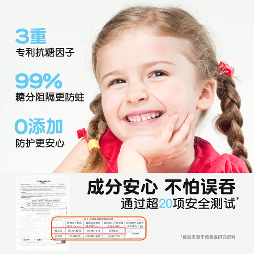 舒客+舒客儿童牙膏0-3-6-12岁含氟防蛀护齿护龈抗糖换牙期牙膏宝贝正品 买1送1 | 抗糖防蛀60g*2支