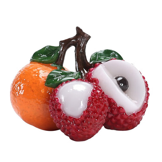 Fun Oxen Color Changing Tea Pet Lychee Orange Tea Pet Ornaments Douyin Same Style Creative Tea Set Accessories Temperature Sensing Water Change Color Tea Play Can Raise Tea Table Tea Tray Kung Fu Tea Set Decoration Big Orange Dali Color Changing Tea Pet