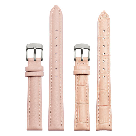 
Original version of Zhu Peili, suitable for Casio LTP-1391 V300 she-4539 4540 women's watch strap pink, alligator pink: steel pin buckle 14mm
