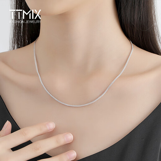 TTMIX platinum necklace platinum pt950 necklace women's platinum Chopard chain platinum chain men's necklace platinum M buckle 3.62g 45cm thick 1.0mm