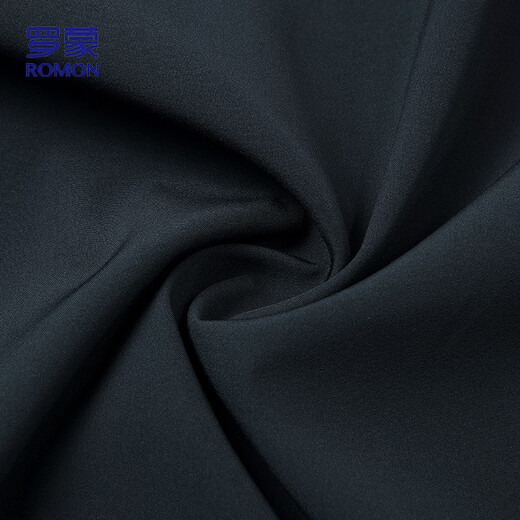 Romon jacket Men's autumn external collar administrative business jacket versatile commute men's clothing zh606 deep blue xl