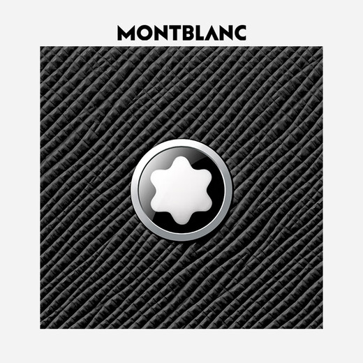 万宝龙MONTBLANC匠心系列皮革黑色手机包130749【礼物】