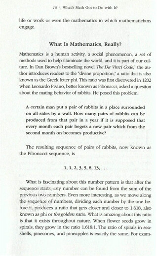 预售 这才是数学 英文原版 What's Math Got to Do with It?