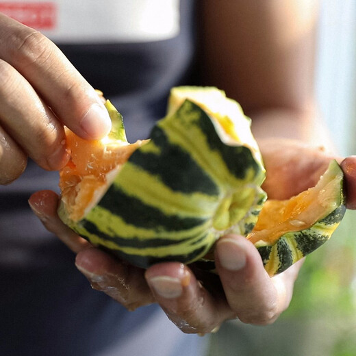 Shouhe Bingtangzi small melon seeds, tall pear-shaped melon seeds, early maturing four-season balcony potted seeds, Weifeng Bingtang Prince melon seeds 80 capsules