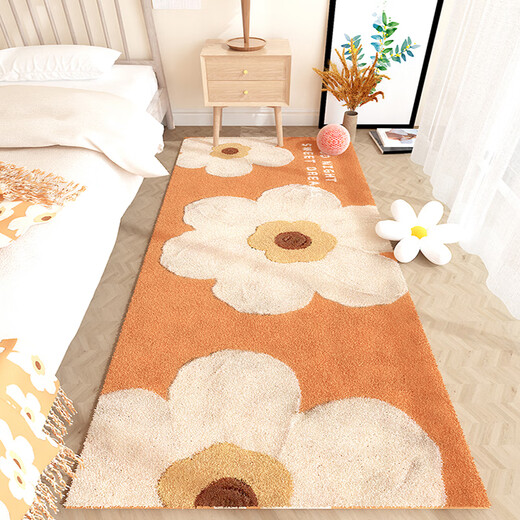 Gudie Carpet Bedroom Bedside Blanket Light Luxurious Anti-fall Children's Thickened Room Girl's Master Bedroom Living Room Under the Bed Little Spring Season 60x160cm
