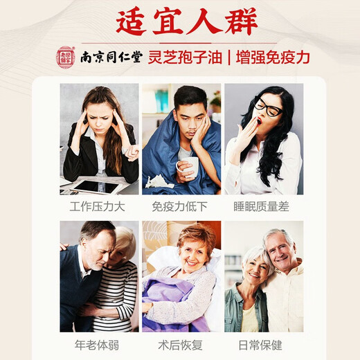 【药房直售】北京同仁堂酸枣仁破壁灵芝孢子粉胶囊破壁灵芝孢子油 北京同仁堂灵芝孢子粉胶囊*1盒