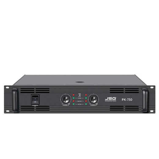 JSG PK750 power amplifier high power KTV heavy bass pure power stage conference amplifier PK750=750W*2 channels