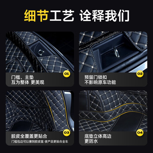 Zhihui Peugeot 5008 2008 4008 Sitzbedeckung Sitzkissen Echtes Leder Full Deck