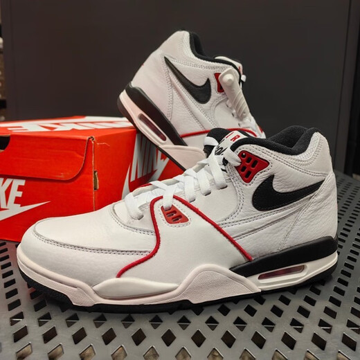 耐克（NIKE）篮球鞋男鞋夏季新款防滑耐磨缓震休闲鞋透气运动鞋BQ4212-100 FD9928-101复古白红 40