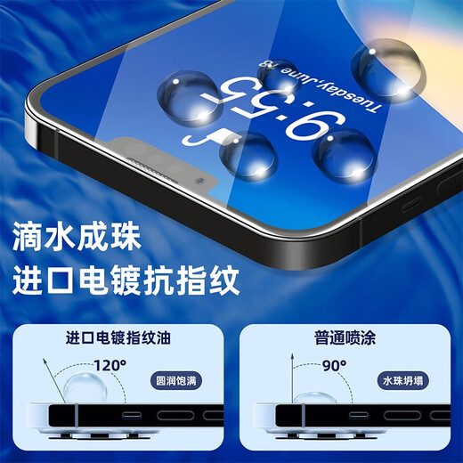 FBK suitable for iPhone 13 mobile phone film, privacy film, second patch box, iPhone 12promax HD dustproof net, tempered film full screen, dust-free warehouse, HD* all-in-one dustproof net, two-piece set for iPhone 13 ProMax