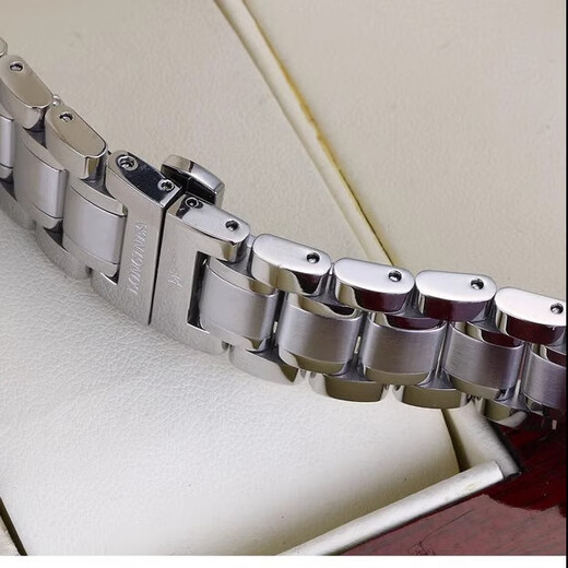 Longines berühmte Handwerker Originalstahlgürtel Mond Phase acht Nadel Original L2.628 793 755 673 909 Uhrenkettenzubehör Silber [Original] 18mm
