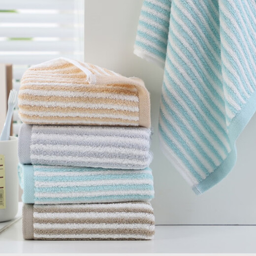 
Golden pure cotton towel GA1047A full cotton children's home wash and bath soft and absorbent water and not easy to lose hair men's and women's face towel 1 gray