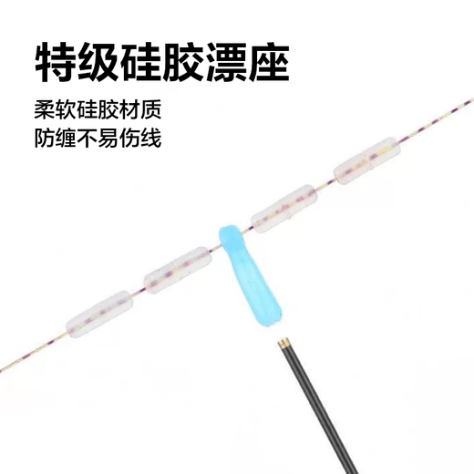 Germany imported fishing line tied with finished fishing line main line group wild fishing platform set full set of fishing line fishing line group 5.4m 3-pack - Bazi Ring No. 2