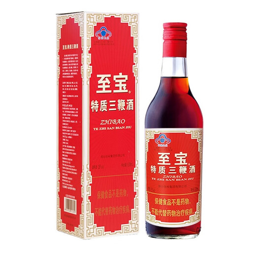 至宝 特质三鞭酒 红圆   圆瓶  至宝酒 35度 500mL 6瓶