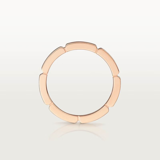 Cartier ring Cartier Maillon series ring for men and women 2.5mm B4079800 rose gold 55