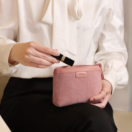 Ciffnoo kleine Make -up -Beutel tragbare Münzbrieftaschen Kopfhörer Data Kabel Aufbewahrung kleiner Stoffbeutel Körper Verschiedenes Lippenstift Aufbewahrungsbeutel Lotus Farbe Keine Spezifikationen