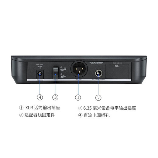 SHURE Shure BLX wireless headset microphone stage performance hosting classroom lecture live broadcast headset training portable microphone BLX14/SM35 (cardioid pointing)