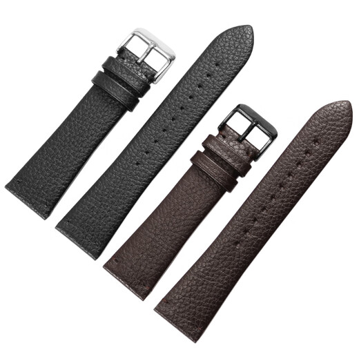 Adecuado para correa de reloj de cuero Armani AR11105 11143 11153 2502, cuero vacuno suave guijarrado para hombre, hebilla de acero negro de 22mm Adecuado para correa de reloj de cuero Armani AR11105 11143 11153 2502, cuero vacuno suave guijarrado para hombre, hebilla de acero negro de 22mm