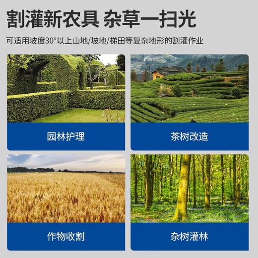 Dongcheng gasoline lawn mower FF02-BG431 four-stroke high-power lawn mower lawn mower backpack lawn mower FF02-CXB-1.25KW two-stroke