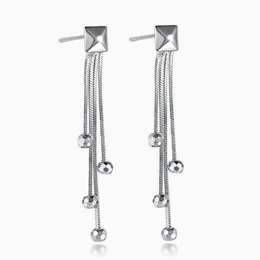 Pt.Charm Platinum Earrings Platinum Earrings pt950 Earrings Women's Earrings New Products Valentine's Day Gifts Chinese Valentine's Day In Stock 4-4.1g Pair