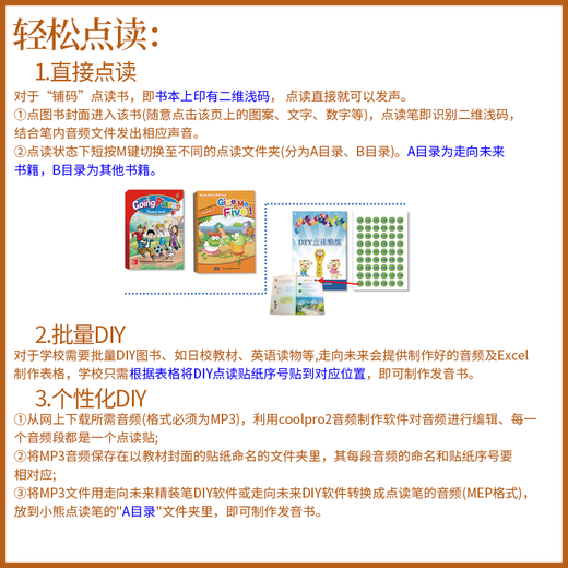 新版培生朗文少儿英语教材Super Kids第三版123456级含APP朗文新灵通少儿英语培训辅导教材 走向未来小熊点读笔（32G新款）