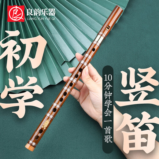 杉贝6孔竖笛自学初学苦竹笛子演奏成人儿童小学生入门F调直笛新式 F调 初学竖笛【本色】 11样豪华