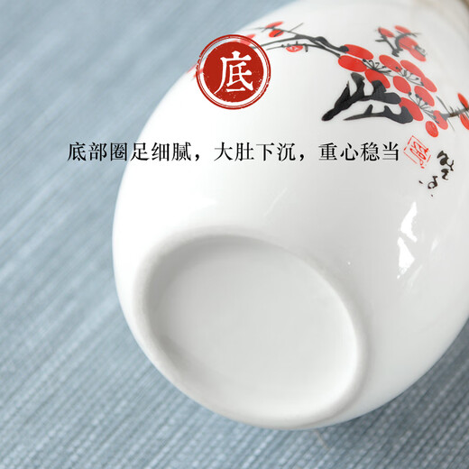 Muke One Jin Jin is equal to 0.5 kg. Ceramic Chinese antique liquor dispenser. Household antique flask. Japanese sake wine bottle. Mo Lan. Half Jin Jin is equal to 0.5 kg. Sake jug 250ml.