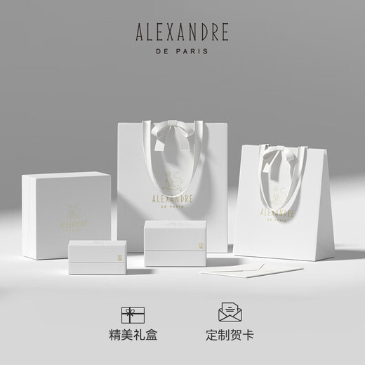 ALEXANDRE DE PARIS simple women's hairband classic retro hair accessories for women 1573 N classic black