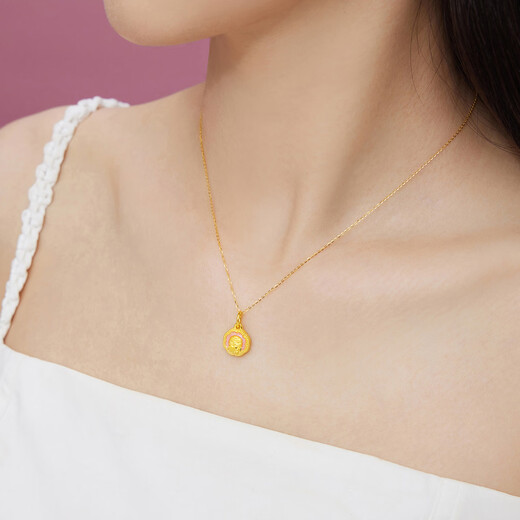 Chow Tai Fook Soinlove niedliche Haustier -Umarmung Schlange im Jahr von Zodiac Gold Fortune Perle Girl sendet Geschenk VR1421 VR1421