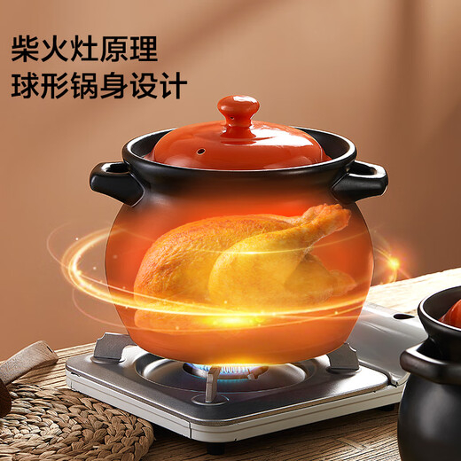 Made in Tokyo, casserole for soup, medicine, porridge and rice, stew pot, health soup pot, open fire use, sea tripe stew casserole 3.8L