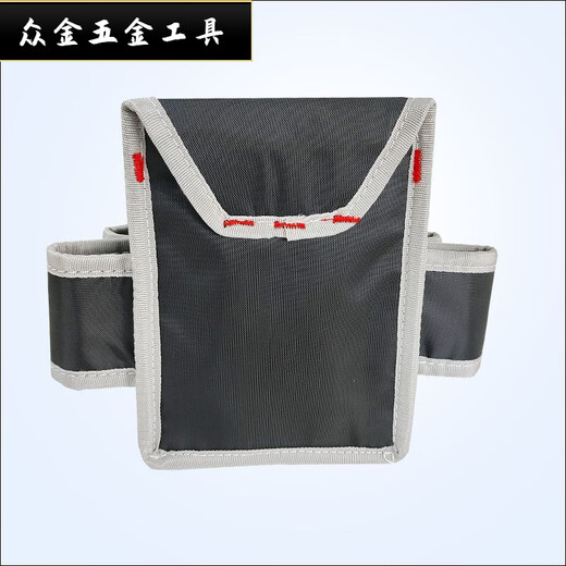 Sailotou Carpentry Nail Pocket New Invention Construction Site Carpentry Nail Pocket New Nail Belt Bag Can Hold Mobile Phone Extra Thick Iron Nail F102 Black + Metal Head Belt