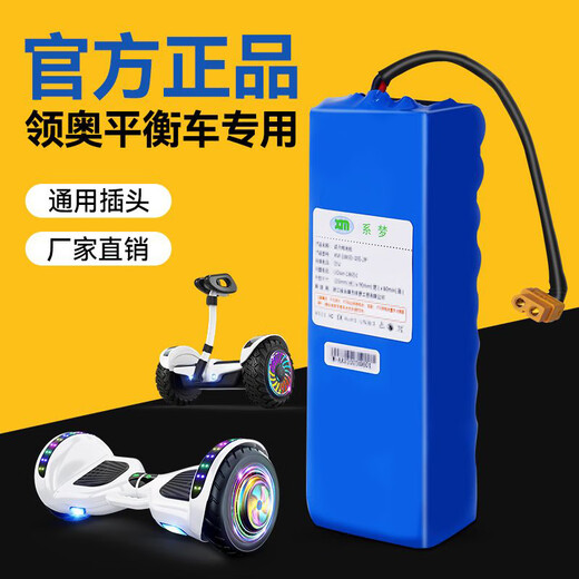 
Lingao balance bike battery 36v general power lithium battery pack 42v smart electric two-wheel parallel bike special charging battery balance bike battery with pole