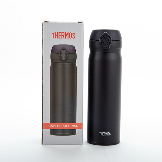 膳魔师（THERMOS）保温杯不锈钢水杯儿童男女士杯子毕业礼物车载定制团购JNL JNL-502黑色 500ml 热卖推荐