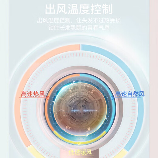 CONFU low-power home appliance hair dryer student dormitory home small portable foldable hair dryer 3C certified constant temperature protection to send boyfriend and girlfriend holiday birthday gift 1100W power ink powder-3135