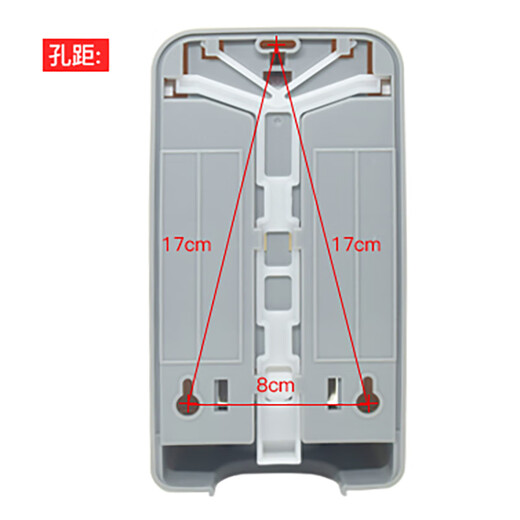 Ruiwo (SVAVO) VX688 Manual blanco Dispensador de jabón 600ml Ranguero desinfectante para la mano de la mano desinfectante de mano montada en la pared