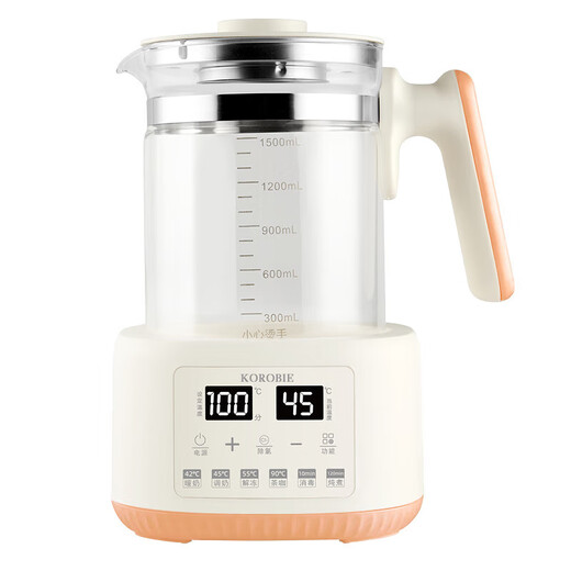 Health kettle, kettle, hot water kettle, constant temperature kettle, tea kettle, tea kettle, one-piece glass, fully automatic, small home, multi-functional office, large capacity, 316 stainless steel - 72 hours constant temperature - 1.5L