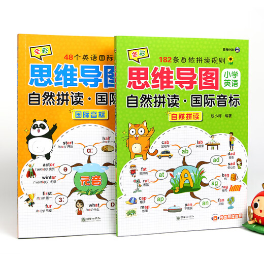 分拆速记英语分拆速记小学1300单词 小学生拼读法英语必背单词大头同学像拼拼音一样 音标自然拼读记单词一本通人教版拆分手册 分拆速记英语1300单词+2册英语思维导图自然拼读 小学通用