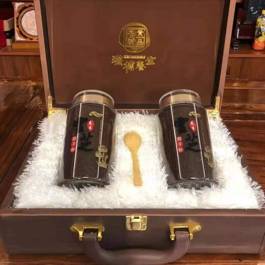 白云山长白山优选灵芝孢子粉头道林芝孢子粉赤灵芝种子粉质细腻礼盒 精品灵芝孢子粉【250克】一瓶 送灵芝片一袋