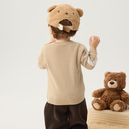 Balabala baby sweater children's winter sweater 2024 boys and girls sweater knitted sweater college trend 208424103205