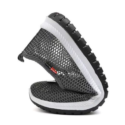 Chaussures en filet pour hommes en été respirant semelle douce Sole non glipage chaussures de travail à la mode