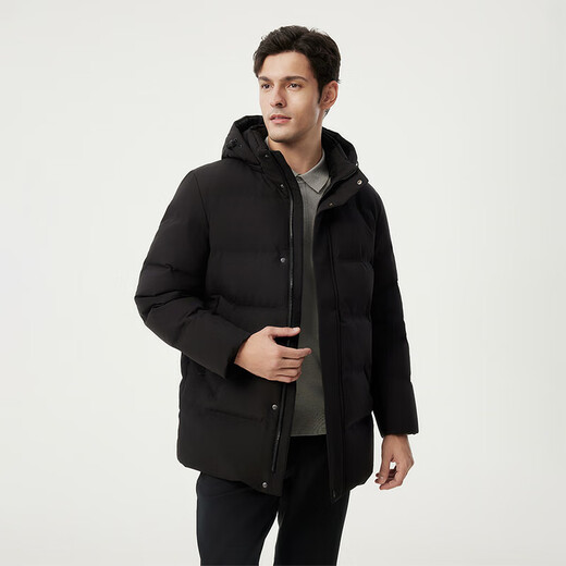 Tambor down jacket men's removable hood loose large size men's business warm jacket 510505D black 180