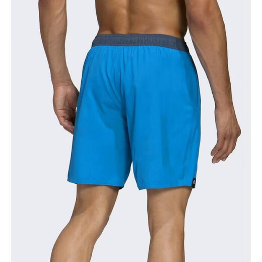 阿迪达斯 （adidas）男士泳裤带logo防水舒适透气FJ3881 Shock Cyan 2X n 2XL
